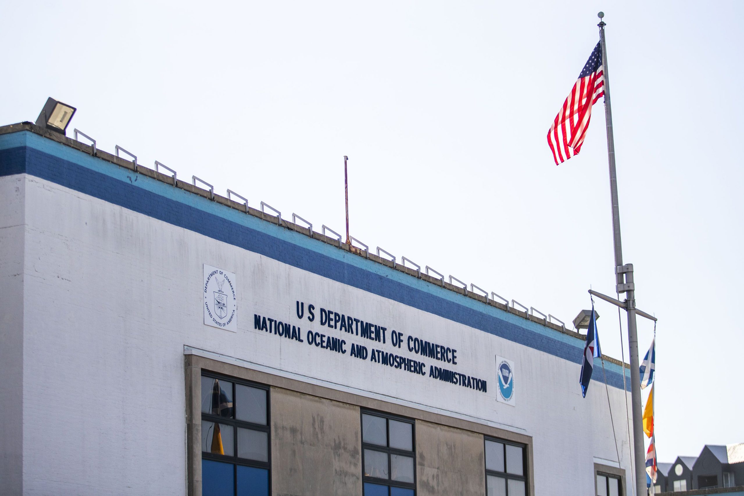The U.S. Department of Commerce's National Oceanic and Atmospheric Administration building in downtown Norfolk