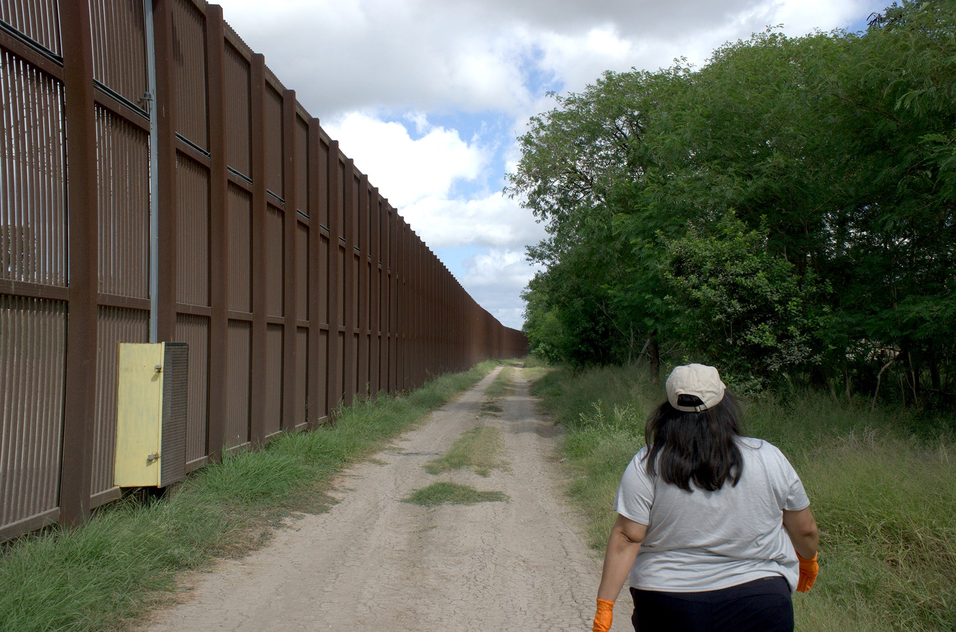 The US-Mexican border fence